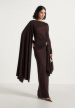 edena-asymmetric-ruched-draped-maxi-dress-brown