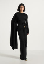 edena-asym-ruched-draped-maxi-dress-black