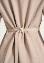 baya-tailored-cinch-waist-pleated-blazer-dress-beige