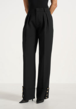 darlene-turn-up-detail-tailored-twin-pleat-trousers-black