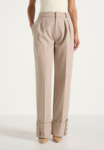 darlene-turn-up-detail-tailored-twin-pleat-trousers-beige