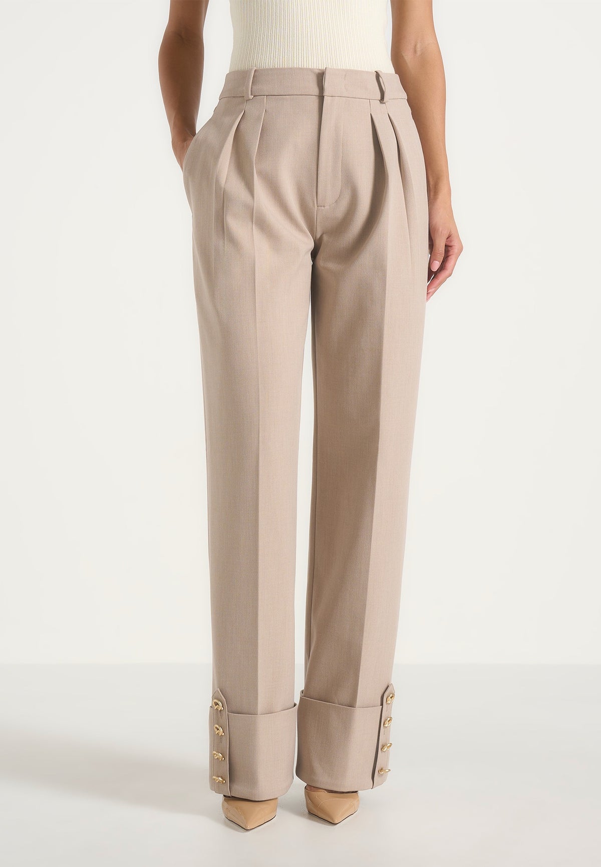 darlene-turn-up-detail-tailored-twin-pleat-trousers-beige