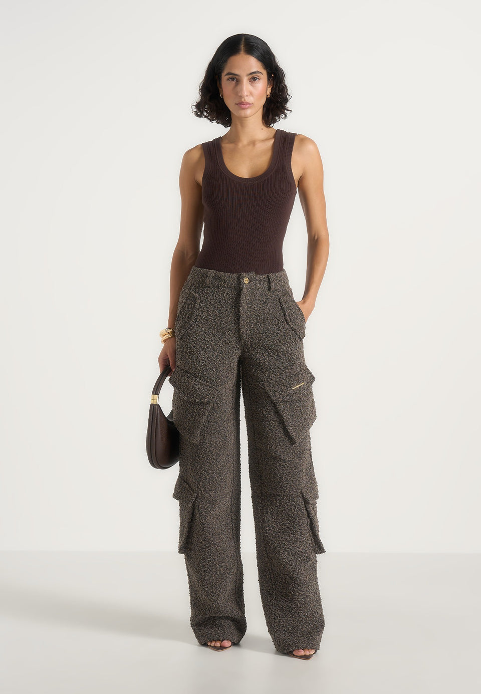 anne-high-waisted-boucle-denim-cargo-pants-brown