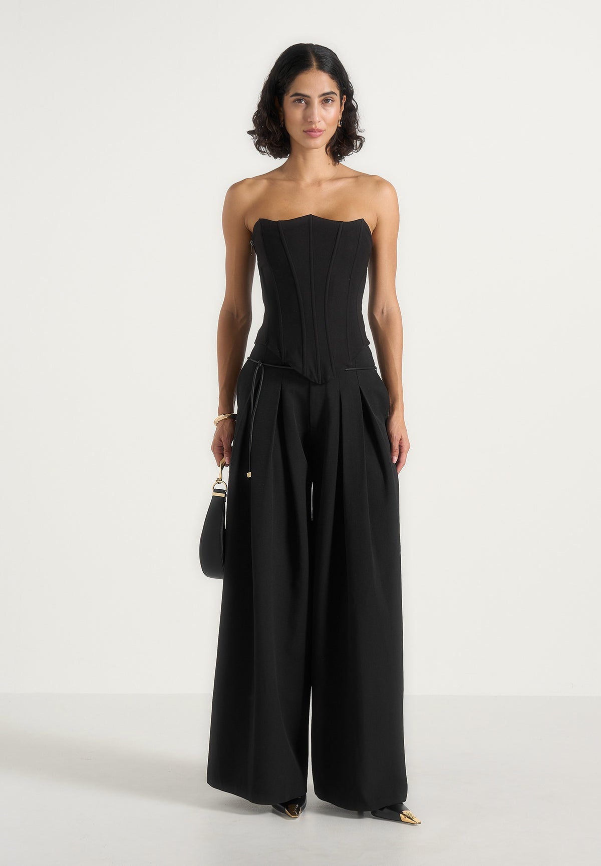 flora-box-pleat-wide-leg-belted-trousers-black