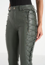 ambre-leather-lace-up-flared-trousers-olive