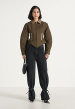 sky-hourglass-gabardine-jacket-khaki