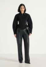 sky-hourglass-gabardine-jacket-black