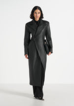 esma-leather-asymmetric-coat-with-cinch-belt-black