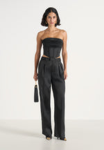 julie-satin-twin-pleat-trousers-black