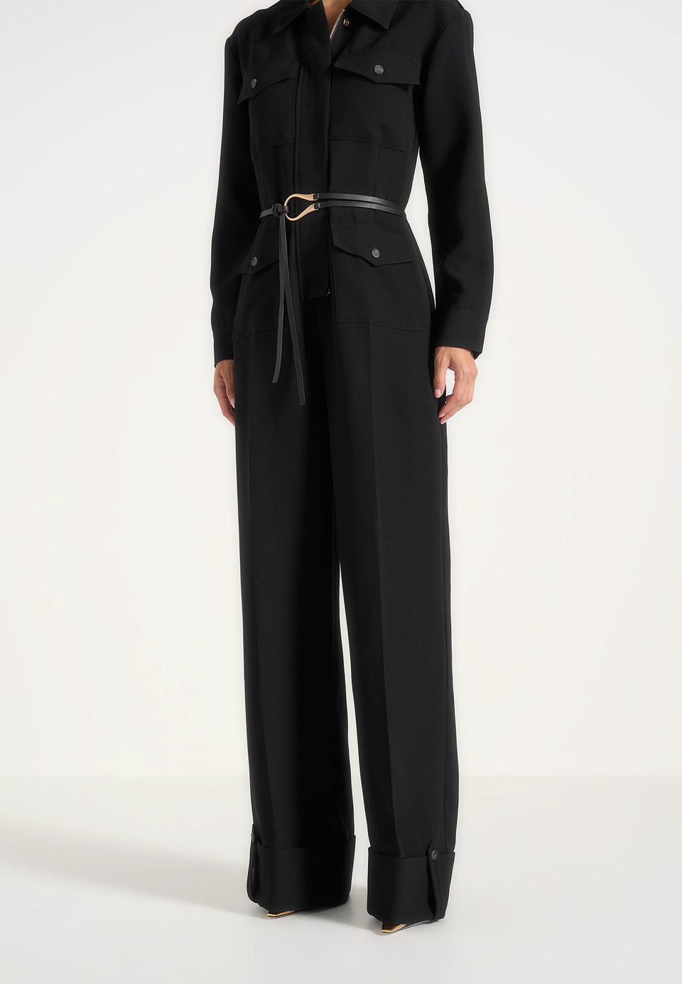 ruby-tailored-crepe-belted-utility-jumpsuit-black
