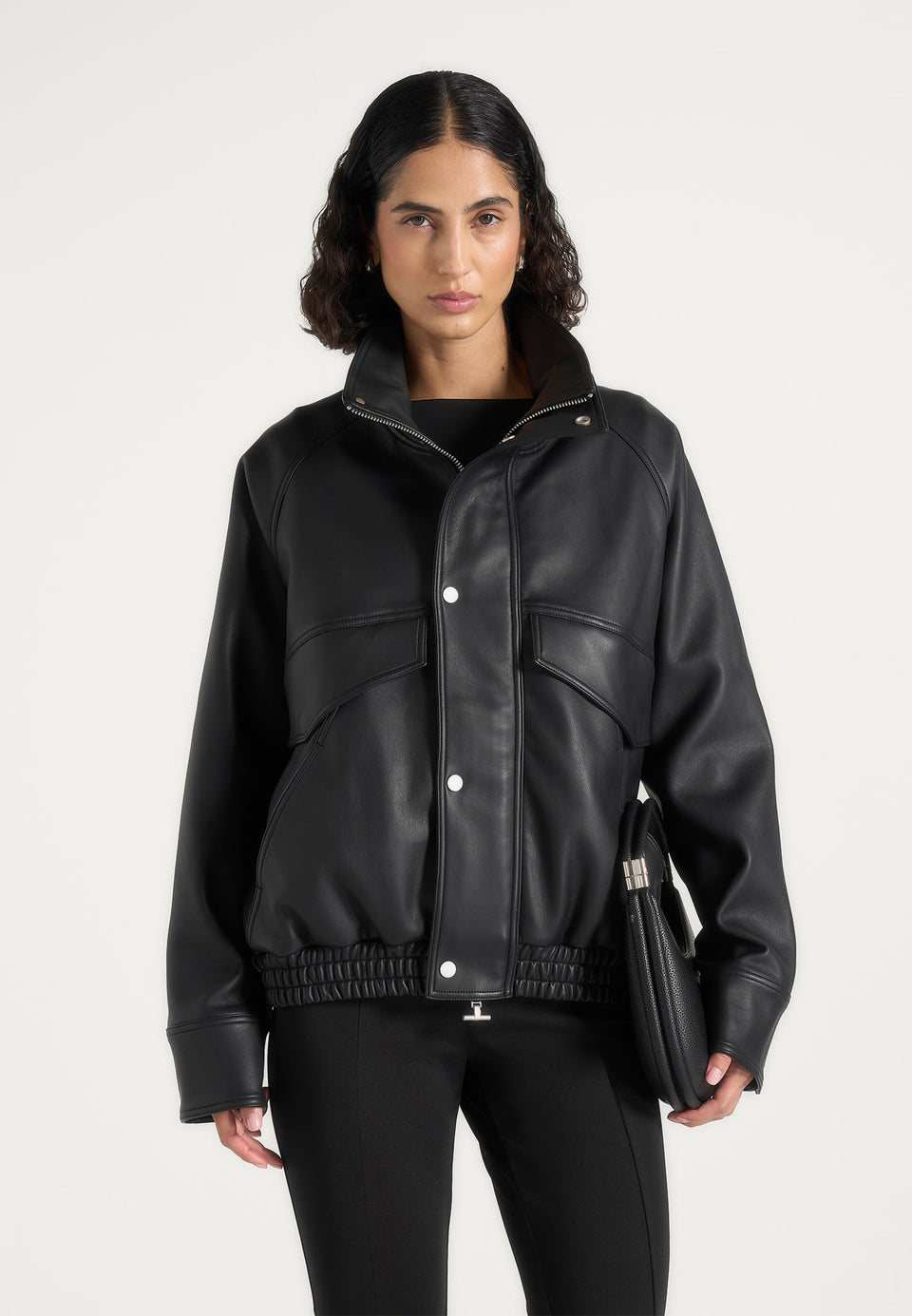 romain-unisex-funnel-neck-leather-relaxed-bomber-jacket