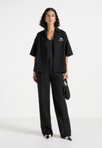 alexis-unisex-cote-dazur-boxy-shirt-black