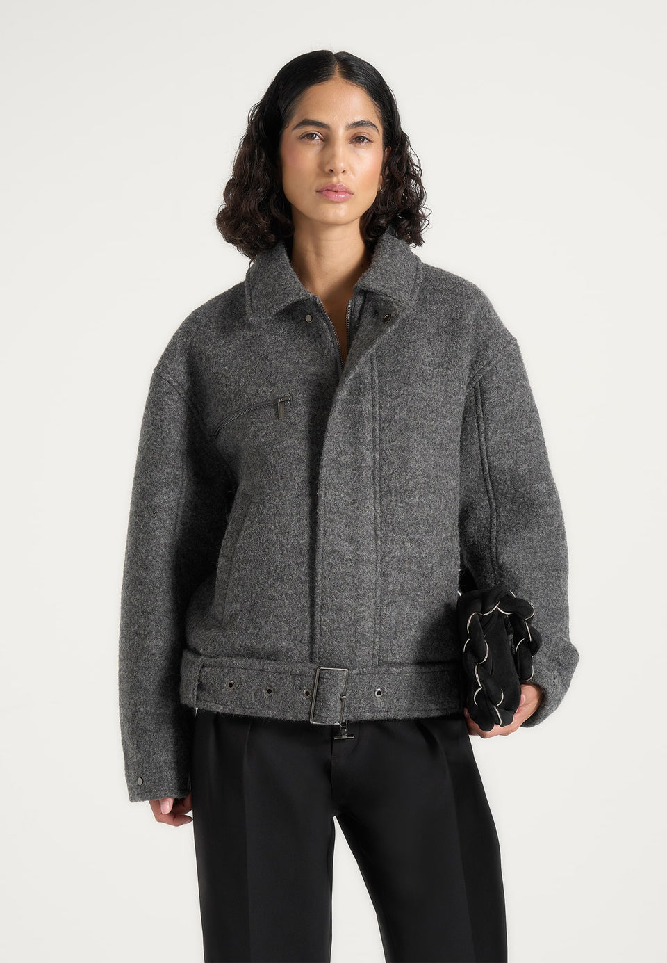 ezra-unisex-wool-belted-bomber-jacket-grey