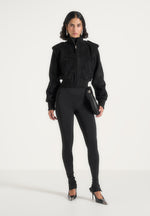 delfina-suede-layered-shoulder-cropped-bomber-jacket-black