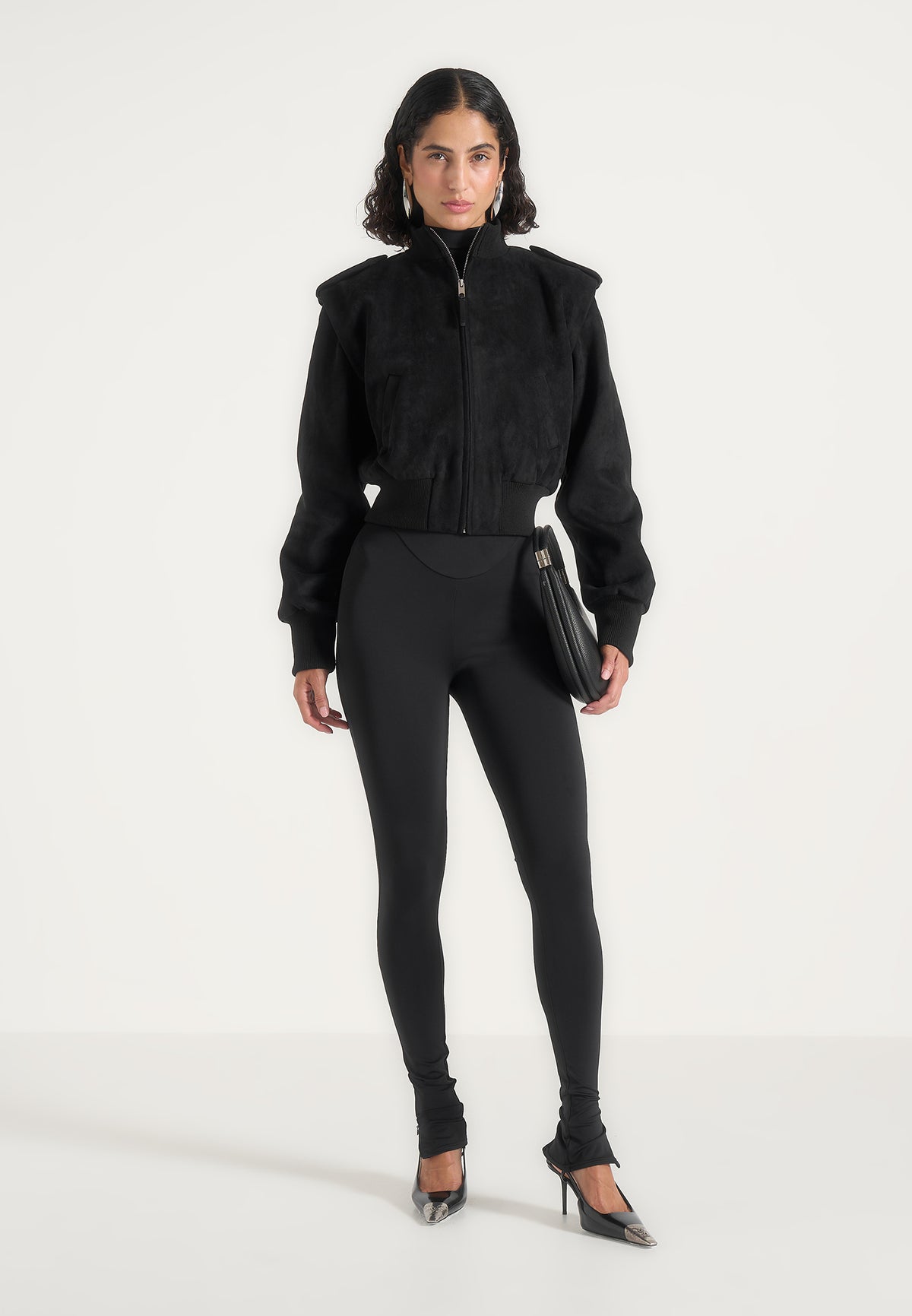 delfina-suede-layered-shoulder-cropped-bomber-jacket-black