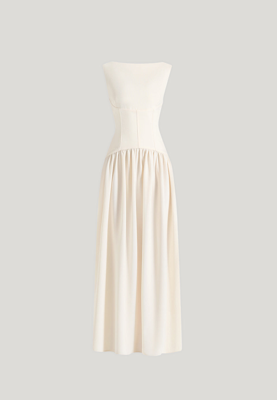 paige-boat-neck-corset-dress-cream