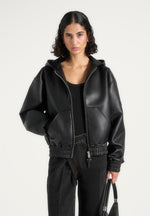 unisex-leather-cropped-hoodie-black1
