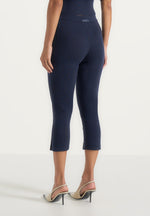 Zola - Knit Capri Leggings - Navy