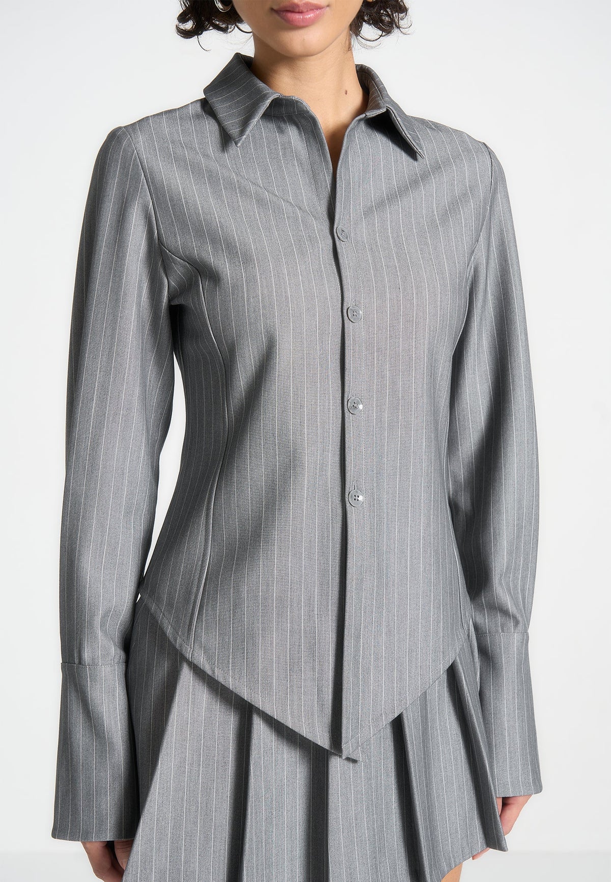 sonia-pinstripe-angled-shirt-grey