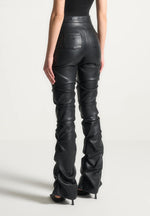 caroline-tacked-leather-fit-and-flare-trousers-black