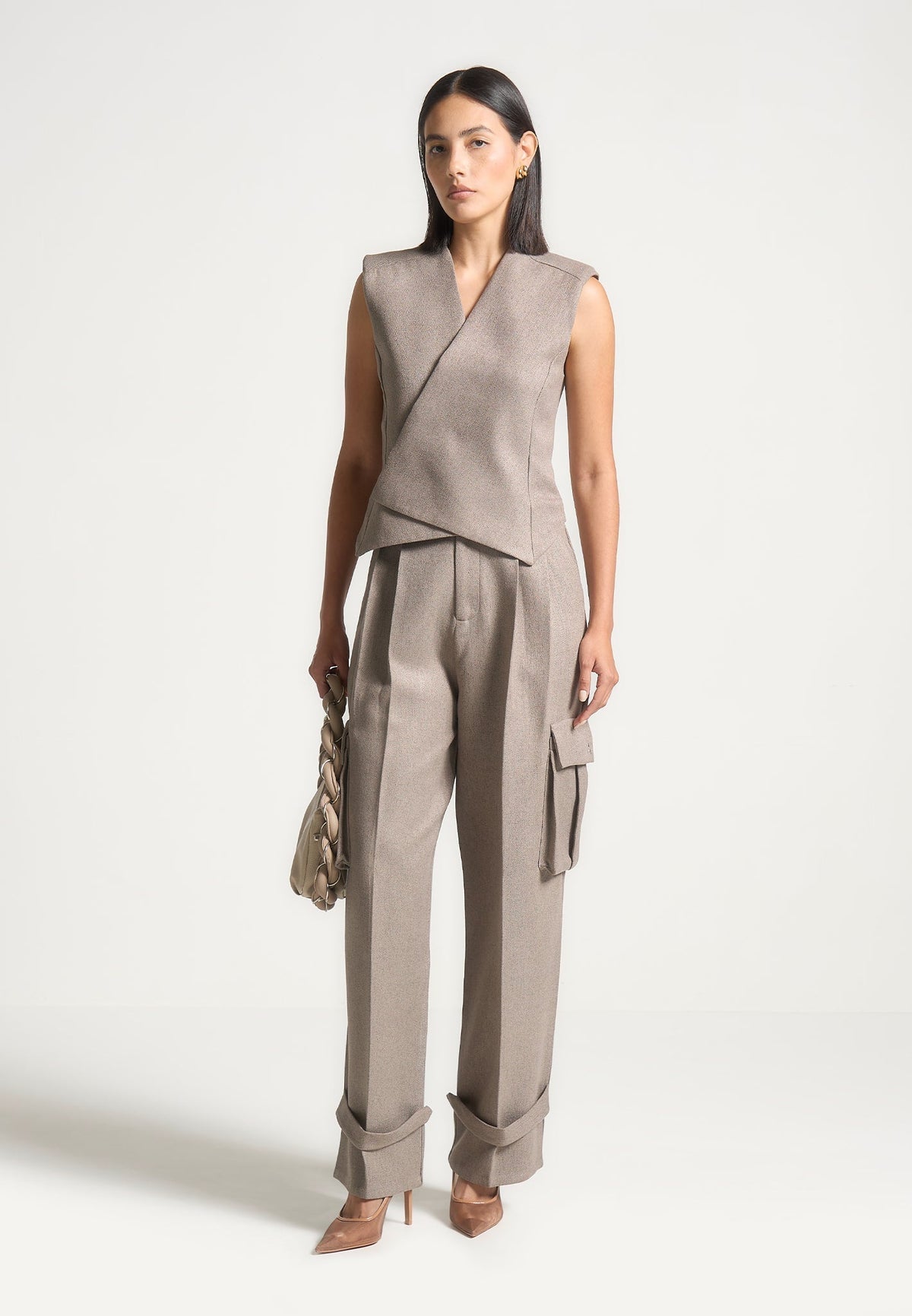 laurence-textured-tailored-wrap-waistcoat-taupe